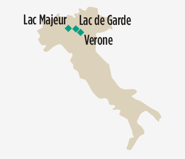 Découvrez l'Italie, la région des lacs