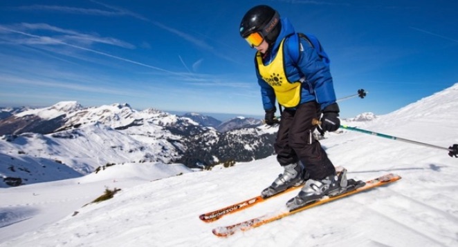 Colo de ski dans les Pyrénées andorranes 