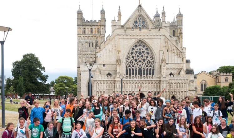 Séjour linguistique anglais en campus à Exeter 10 - 17 ans