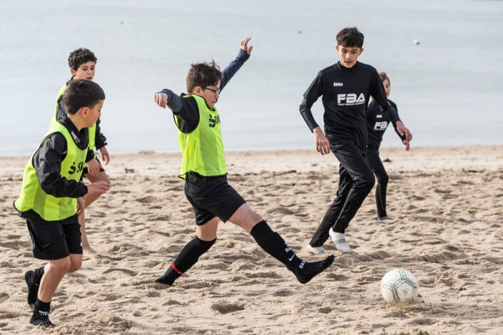 Colonie de football Ploemeur hiver