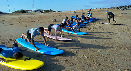 Surf camp dans les Landes