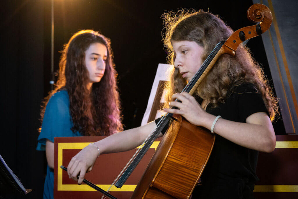 Stage de musique adolescent