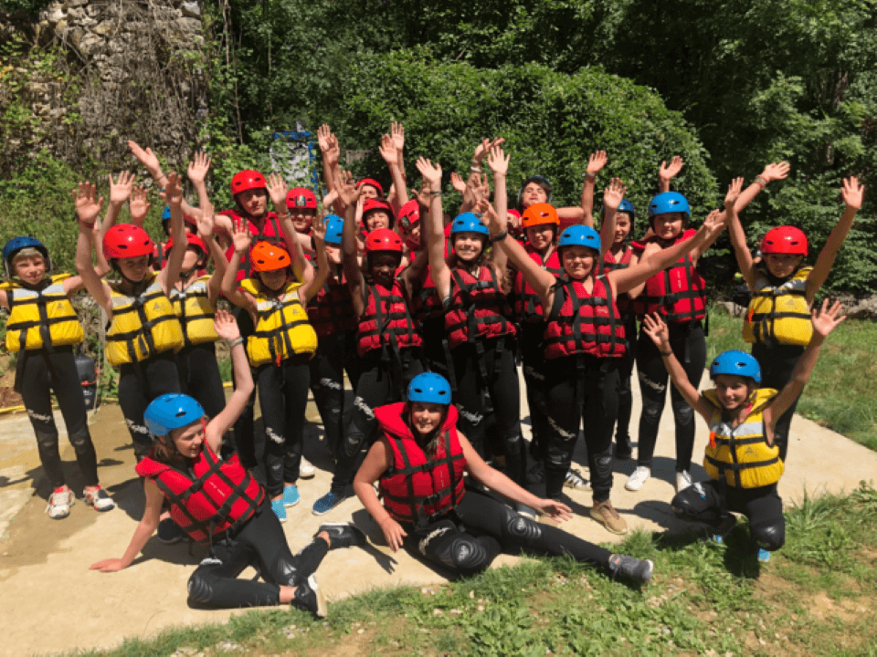 Colonie de vacances Sport en eaux vives et préhistoire 