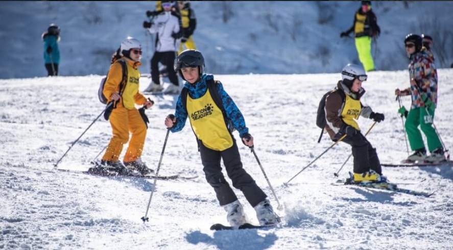 Tout schuss à ski dans les Pyrénées