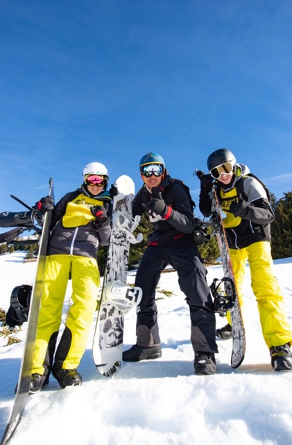 Colo de snowboard dans les Pyrénées andorranes 