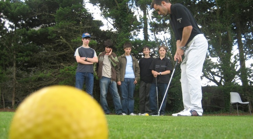 Anglais et golf à Cork en famille