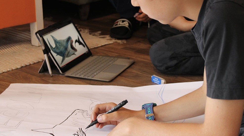 Camp d'Arts et cours d'anglais