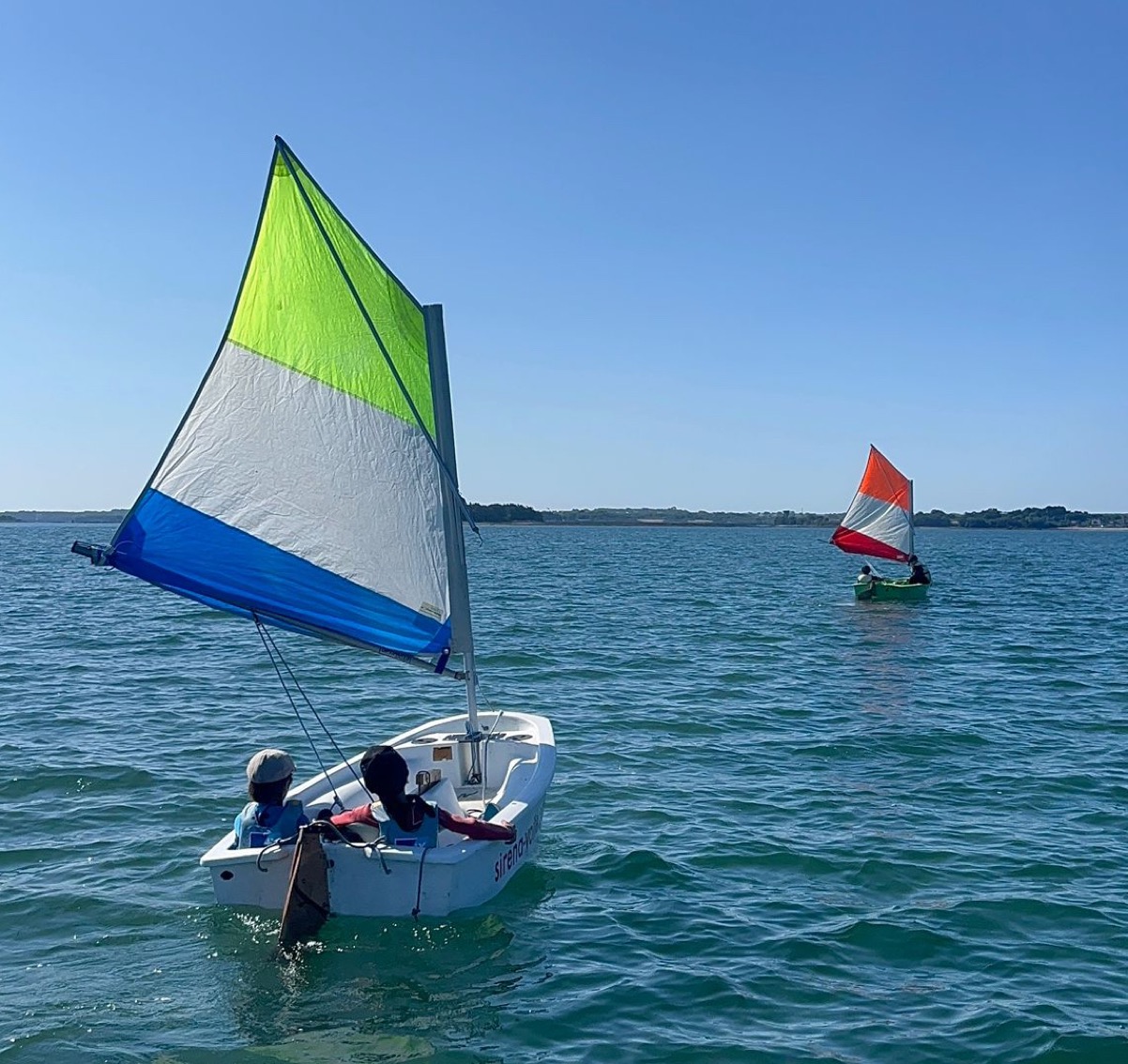 Premiers bords en Optimist⛵🪁