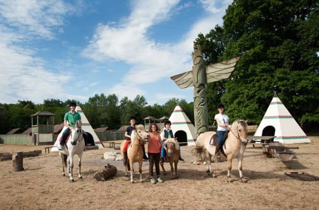 Colonie de vacances équitation au Far West